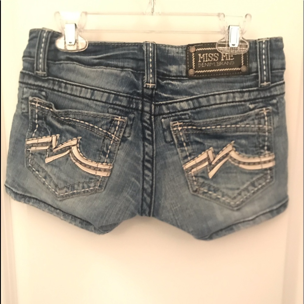 Miss Me Ripped Denim Jean Shorts - Picture 2 of 5